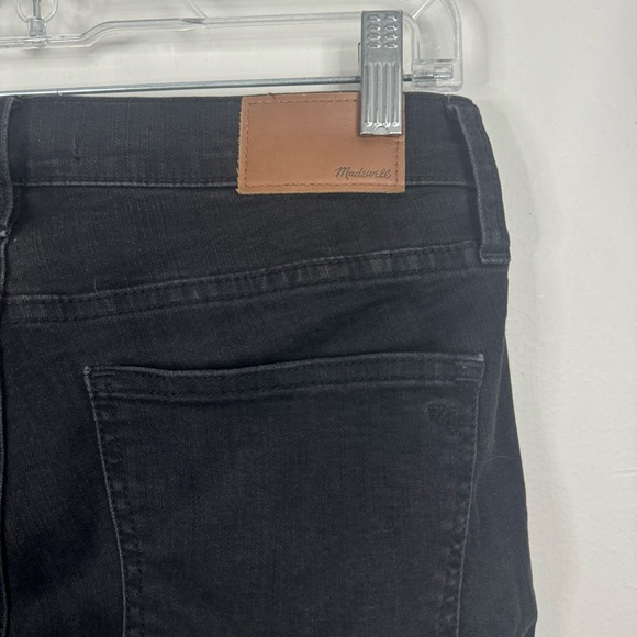 Madewell Tall 9" High-Rise Skinny Jeans Berkeley Black Button Fly Size 27 T Long - Picture 12 of 13